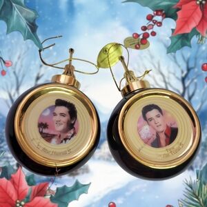 Vintage Elvis Ornaments